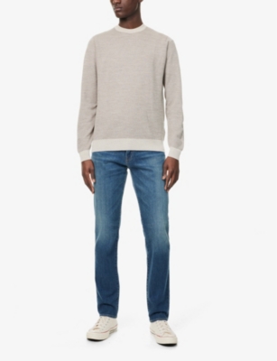 Citizen Of Humanity Mens Citizens Of Humanity Adler Brand-patch Tapered-leg Regular-fit Stretch-denim Jeans In Kinetic