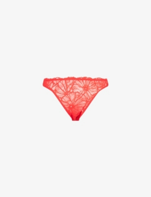 DORA LARSEN: Bea Graphic Lace Briefs