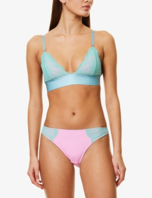 DORA LARSEN: Summer Lace Triangle Bra