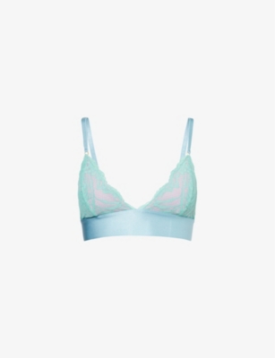 DORA LARSEN: Summer Lace Triangle Bra