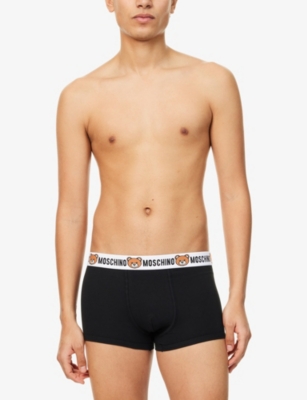MOSCHINO: Underbear Pack-of-Two Stretch-Cotton Trunks