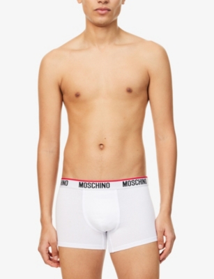 MOSCHINO: Essentials Pack-of-Three Stretch-Cotton Trunks