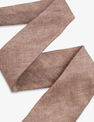 REISS: Elio Plain Linen Tie