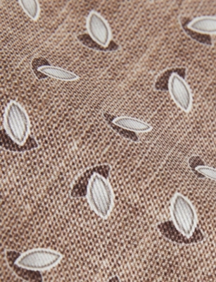REISS: Leone Geo-Pattern Silk Tie