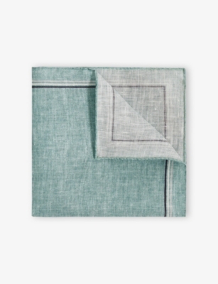 REISS: Fiorello Linen Pocket Square
