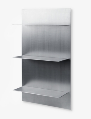 Ferm Living Lager Wall Shelf In Aluminium
