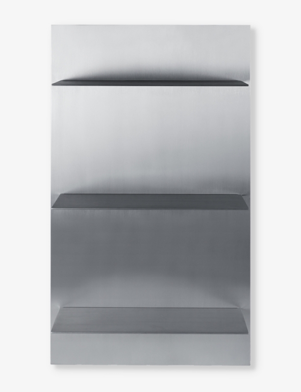 Lager Triple aluminium wall shelf