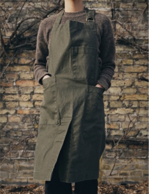 Shop Ferm Living Olive Bark Cotton Garden Apron