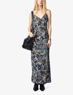 ZADIG&VOLTAIRE: Ramelil Printed Woven Maxi Dress