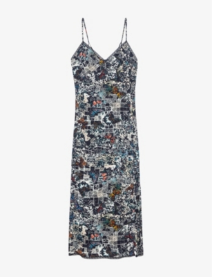 ZADIG&VOLTAIRE: Ramelil Printed Woven Maxi Dress
