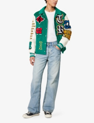 TRUE RELIGION: Vinny Quad Straight-Leg Denim Jeans