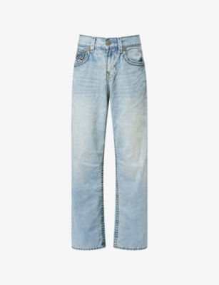 TRUE RELIGION: Vinny Quad Straight-Leg Denim Jeans