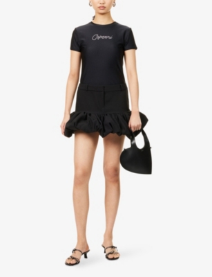 COPERNI: Crystal Logo Short-Sleeve Jersey T-Shirt