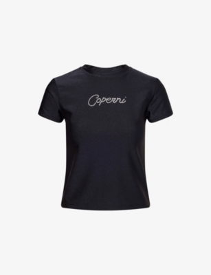 COPERNI: Crystal Logo Short-Sleeve Jersey T-Shirt