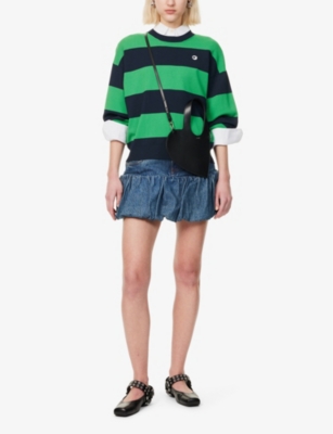 COPERNI: Striped Brand-Embroidery Knitted Jumper