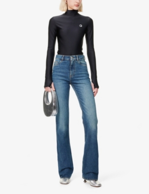COPERNI: Buckle Five-Pockets Straight-Leg High-Rise Denim Jeans