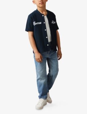 REISS: Oritz Home Run Cotton Baseball Shirt 3-9 Years