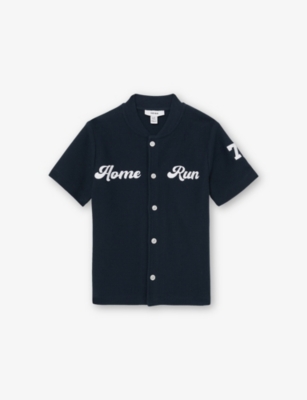 REISS: Oritz Home Run Cotton Baseball Shirt 3-9 Years
