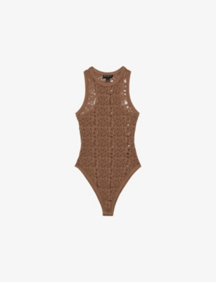 REISS: Reiss x Atelier Francesca Ladder-Knit Bodysuit