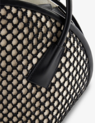 MAISON MARGIELA: Fortune Small Woven Top-Handle Bag
