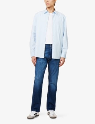7 FOR ALL MANKIND: Regular-Fit Long-Sleeve Cotton Shirt
