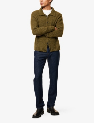 7 FOR ALL MANKIND: The Straight Total Brand-Patch Denim Jeans