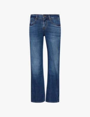 7 FOR ALL MANKIND: Austyn Straight-Leg Denim Jeans