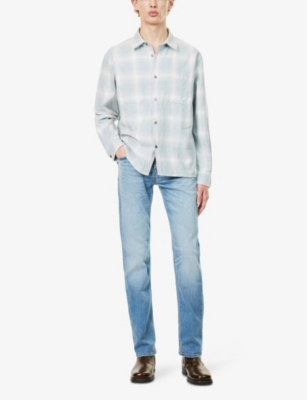 7 FOR ALL MANKIND: Standard Straight-Leg Denim Jeans