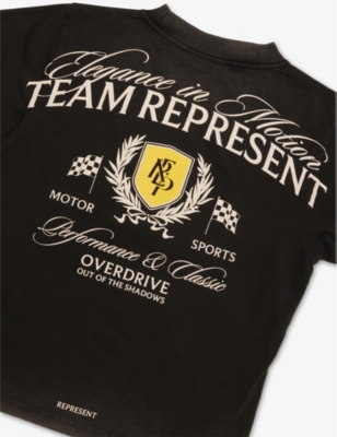 REPRESENT: Crest-Logo Short-Sleeve Cotton T-Shirt 1-6 years