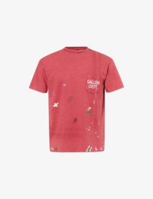 GALLERY DEPT: Vintage Logo Painted Crewneck Cotton-Jersey T-Shirt