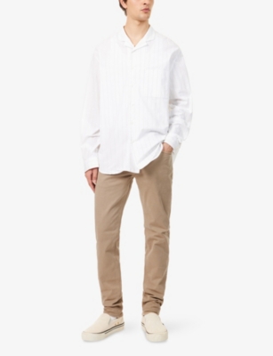 NEUW: Lou Slim Twill Stretch-Cotton Trousers