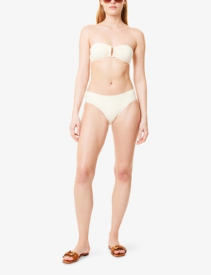 ERES: Terra Mid-Rise Ribbed Stretch-Woven Bikini Bottoms