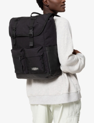 EASTPAK: Icon Topload Logo-Patch Woven Backpack
