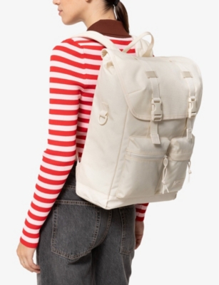 EASTPAK: Icon Topload Logo-Patch Woven Backpack