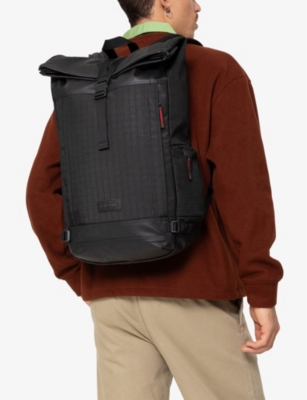 EASTPAK: Tecum Roll Logo-Patch Woven Backpack
