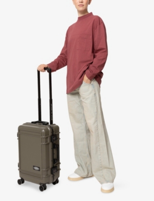 Eastpak Army Olive E Resist'r Cabin Small Polycarbonate Suitcase 55cm In Army Olive