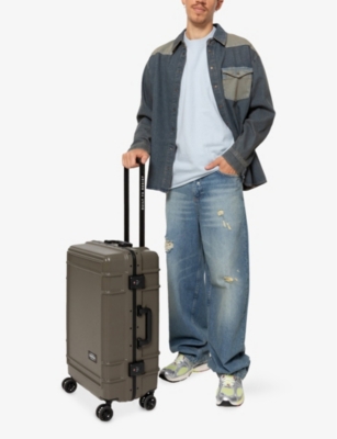 Eastpak Army Olive E Resist'r Cabin Medium Polycarbonate Suitcase 68cm In Army Olive