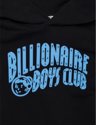 Billionaire Boys Club Arch Logo Regular-fit Cotton Hoody 4-16 Years Black In Black