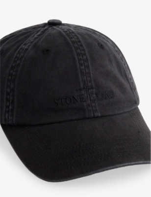 STONE ISLAND: Logo-Embroidered Cotton Cap