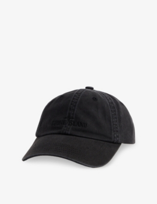 STONE ISLAND: Logo-Embroidered Cotton Cap