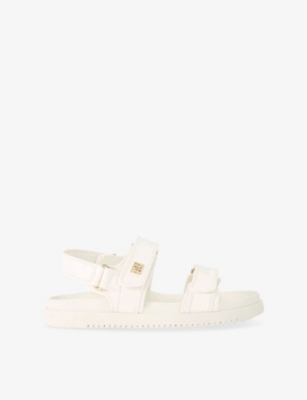 Kg Kurt Geiger Womens  Rory Faux-leather Flat Sandals