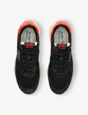 AUTRY: Reelwind Suede And Mesh Low-Top Trainers