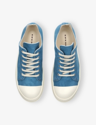DRKSHDW: Contrast-Toe Canvas Low-Top Trainers