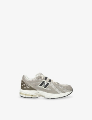 NEW BALANCE: Kids' 1906 Leather and Mesh Low-Top Trainers