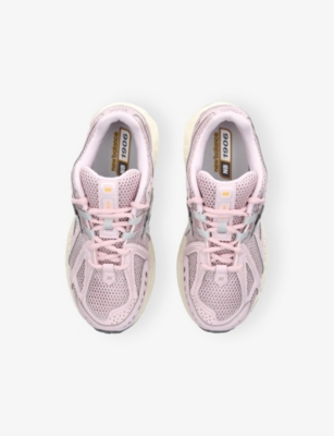 New Balance Pink Kids' 1906 Brand-patch Leather And Mesh Low-top Trainers Eur 37 / 4 Uk In Pink