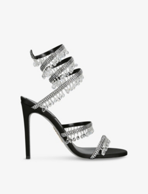 RENE CAOVILLA: Chandelier 105 Leather Heeled Courts