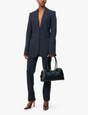 STELLA MCCARTNEY: Stripe Single-Breasted Slim Wool Jacket