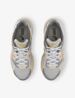 ASICS: GEL 1130 Leather and Mesh Low-Top Trainers