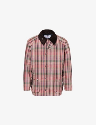 BARBOUR: Barbour x Noah Madras Bedale Plaid-Pattern Cotton Jacket