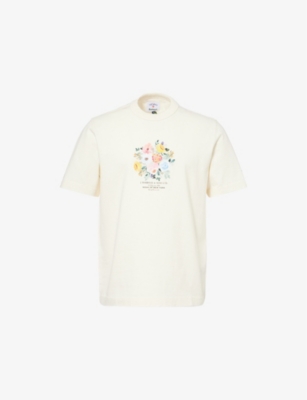 BARBOUR: Barbour x Noah Floral Graphic-Print Cotton-Jersey T-Shirt